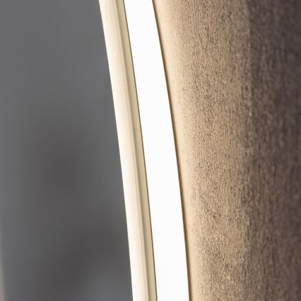 Brilagi - LED ogrevano kopalniško ogledalo CLARA ECO LED/12W/230V, premer 60 cm, IP44, CRI 90, zatemljivo + CCT