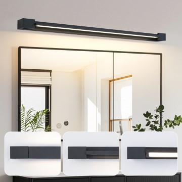 Brilagi - LED osvetlitev kopalniškega ogledala AQUA LINE LED/20W/230V 80 cm IP44 črna CRI 90
