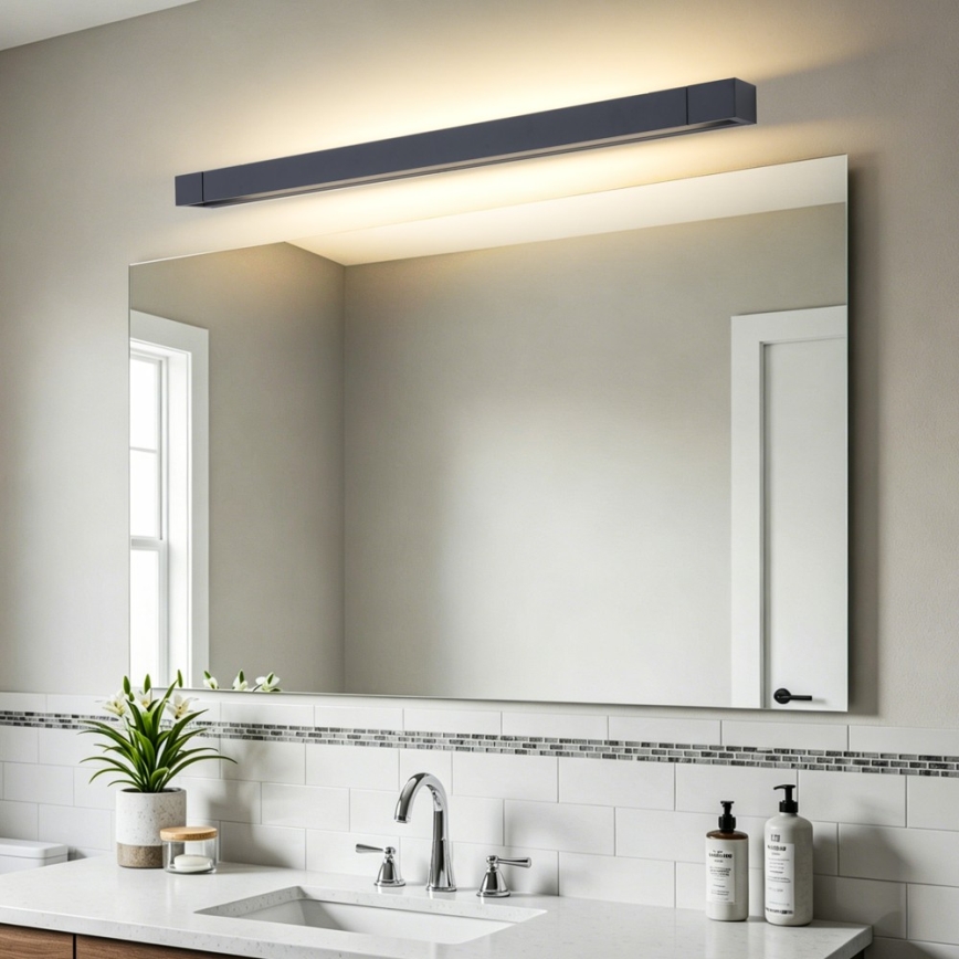 BRILAGI - LED osvetlitev kopalniškega ogledala AQUA LINE LED/20W/230V 80 cm IP44 črna CRI 90