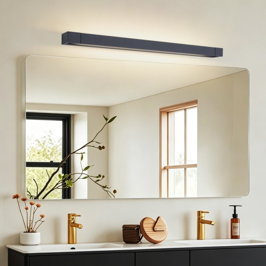 BRILAGI - LED osvetlitev kopalniškega ogledala AQUA LINE LED/20W/230V 80 cm IP44 črna CRI 90