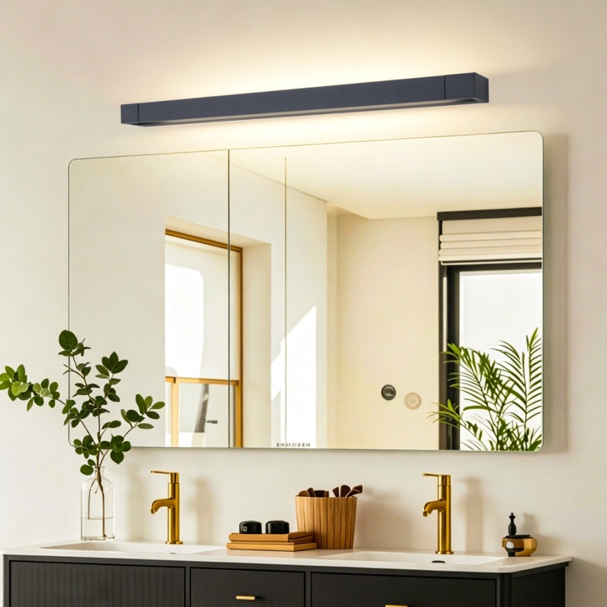 BRILAGI - LED osvetlitev kopalniškega ogledala AQUA LINE LED/20W/230V 80 cm IP44 črna CRI 90
