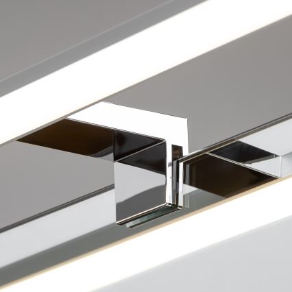 Brilagi - LED kopalniška osvetlitev za ogledalo 3v1 VESTRA LED/6W/230V 30 cm IP44 sijajni krom
