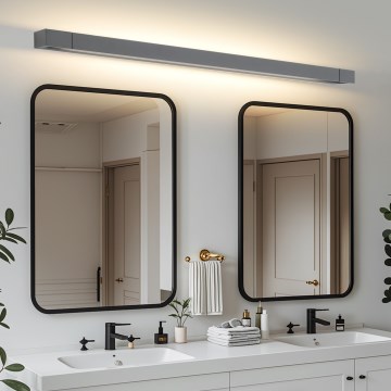 Brilagi - LED osvetlitev za kopalniško ogledalo AQUA LINE LED/36W/230V 120 cm IP44 antracit