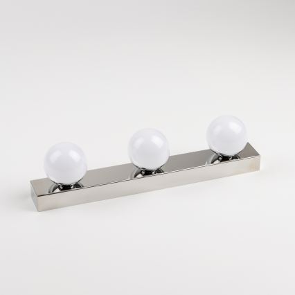 Brilagi - LED kopalniška osvetlitev za ogledalo HOLLYWOOD 3xLED/3W/230V 39 cm IP44 sijajni krom