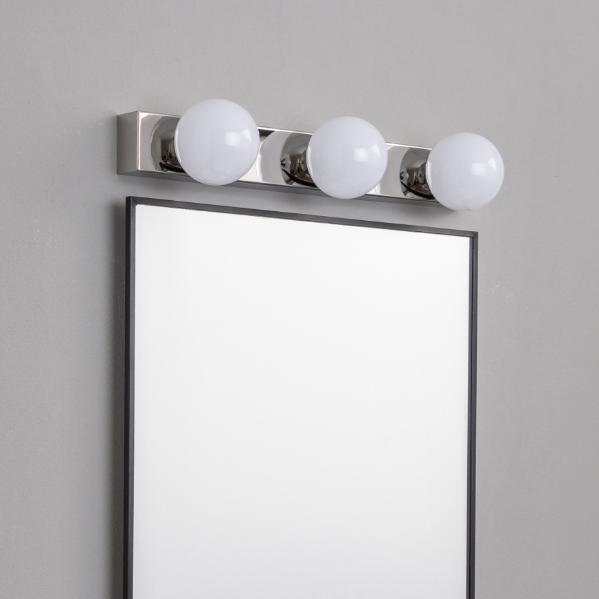 Brilagi - LED kopalniška osvetlitev za ogledalo HOLLYWOOD 3xLED/3W/230V 39 cm IP44 sijajni krom