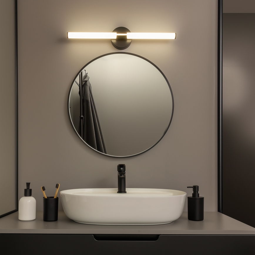 Brilagi - LED osvetlitev za kopalniško ogledalo LARA LED/10W/230V 60 cm IP44 črna