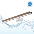 Brilagi - LED osvetlitev za kopalniško ogledalo WOODY MIRROR 3v1 LED/12W/230V 60 cm IP44 bela/hrast oreh
