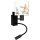 Brilagi - LED otroška fleksibilna stenska svetilka BOBO 1xE27/25W/230V + LED/3W črna/bela/z živalskimi motivi