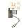 Brilagi - LED otroška prilagodljiva stenska svetilka BOBO 1xE27/25W/230V + LED/3W matni krom/bela/medvedki