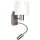 Brilagi - LED otroška prilagodljiva stenska svetilka BOBO 1xE27/25W/230V + LED/3W matni krom/bela/zajčki