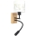 Brilagi - LED otroška prilagodljiva stenska svetilka BOBO WOOD 1xE27/25W/230V + LED/3W hrast/črna/bela/enorogi