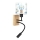 Brilagi - LED otroška prilagodljiva stenska svetilka BOBO WOOD 1xE27/25W/230V + LED/3W hrast/črna/bela/modra/medvedki