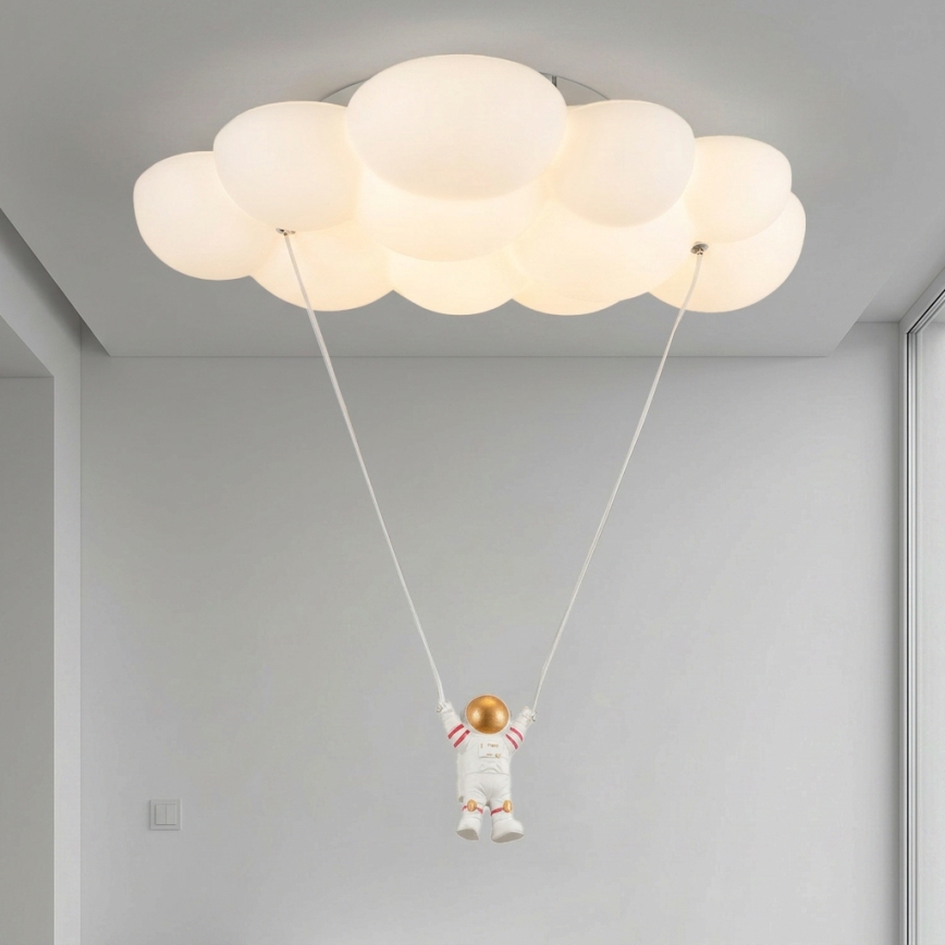 Brilagi - LED otroška stropna svetilka ASTRO LED/77W/230V bela