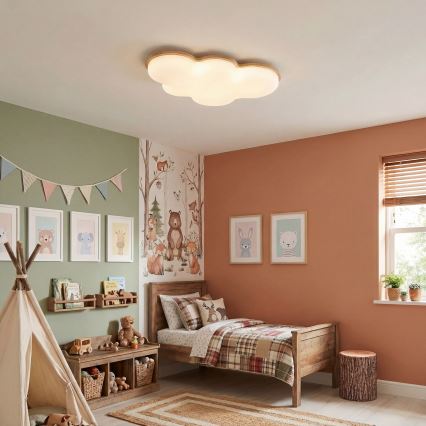 Brilagi - LED otroška stropna svetilka CLOUD LED/54W/230V bela