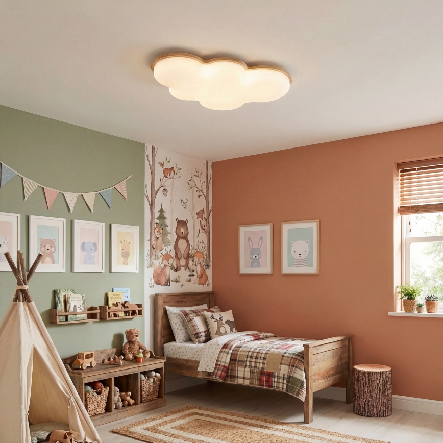 Brilagi - LED otroška stropna svetilka CLOUD LED/54W/230V bela