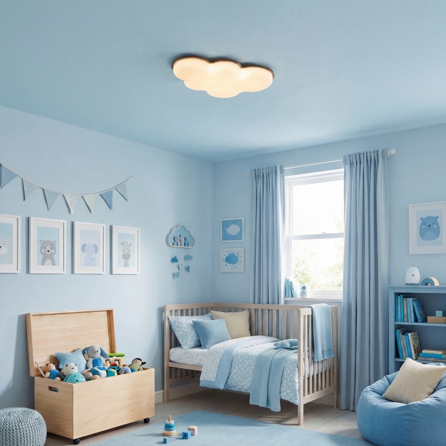 Brilagi - LED otroška stropna svetilka CLOUD LED/54W/230V bela