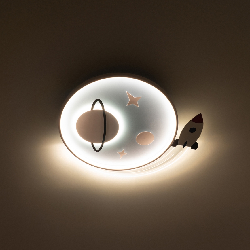 Brilagi - LED otroška stropna svetilka STARSHIP LED/64W/230V 3000/4500/6000K modra