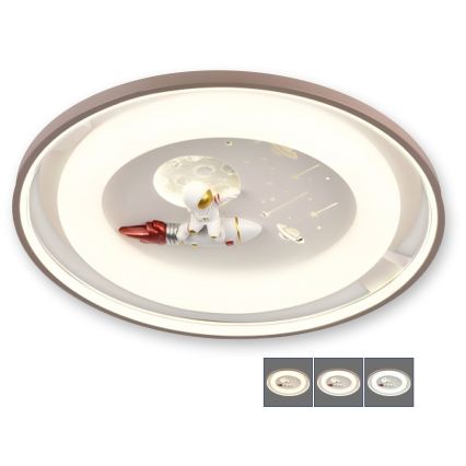 BRILAGI - LED zatemnjiva otroška stropna svetilka ASTRO LED/75W/230V 3000-6000K premer 50 cm + daljinski upravljalnik