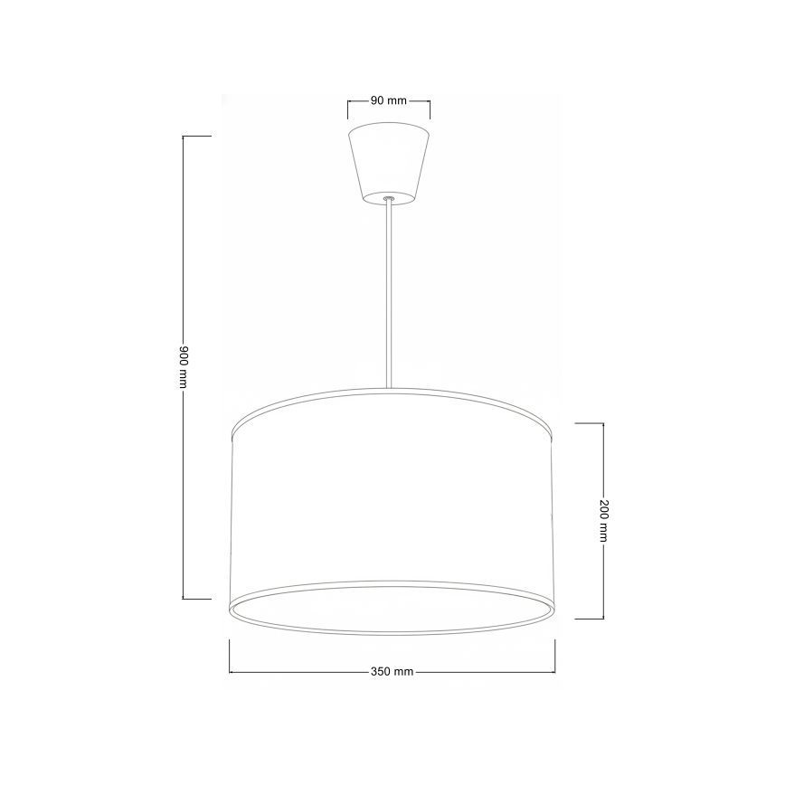 Brilagi - LED otroški lestenec BOBO na vrvici 1xE27/10W/230V Ø 35 cm bela/živalski motivi
