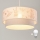 Brilagi - LED otroški lestenec na vrvici BOBO 1xE27/10W/230V premer 40 cm kremna/siva/z motivom zajčkov