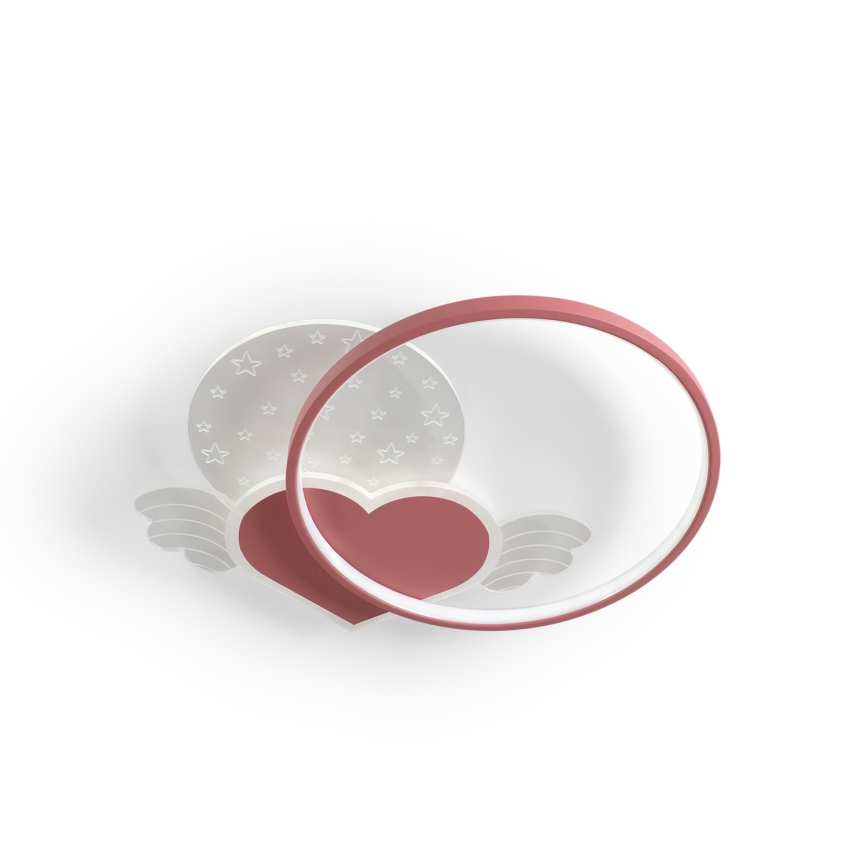 Brilagi - LED otroško stropno svetilo LOVE LED/48W/230V 3000/4500/6000K roza