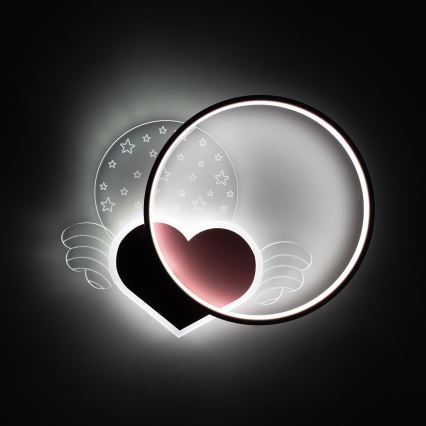 Brilagi - LED otroško stropno svetilo LOVE LED/48W/230V 3000/4500/6000K roza