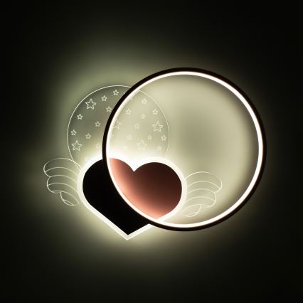 Brilagi - LED otroško stropno svetilo LOVE LED/48W/230V 3000/4500/6000K roza