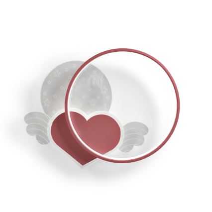 Brilagi - LED otroško stropno svetilo LOVE LED/48W/230V 3000/4500/6000K roza