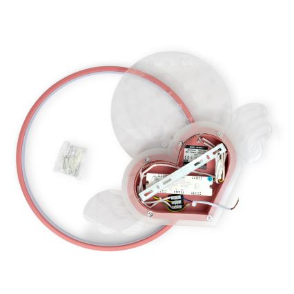 Brilagi - LED otroško stropno svetilo LOVE LED/48W/230V 3000/4500/6000K roza