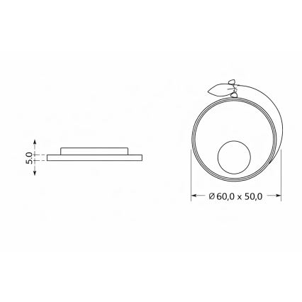 Brilagi - Otroška stropna LED svetilka STARSHIP LED/64W/230V 3000/4500/6000K rumena