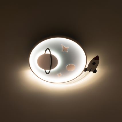 Brilagi -LED Otroško stropno svetilo STARSHIP LED/64W/230V 3000/4500K modra