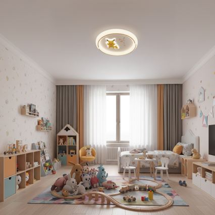 Brilagi - LED otroška stropna svetilka THUNDER LED/90W/230V 3000/4500/6000K premer 50 cm