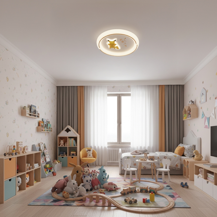 Brilagi - LED otroška stropna svetilka THUNDER LED/90W/230V 3000/4500/6000K premer 50 cm