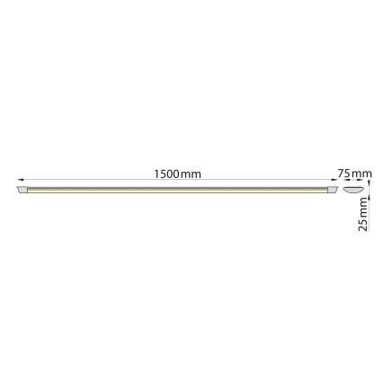 Brilagi - LED Podelementna svetilka AVERO LED/45W/230V 150 cm