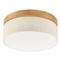 Brilagi - LED потолочный светильник BELLADONNA LED/20W/230V диам. 30 см кремовый/дуб