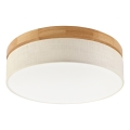 Brilagi - LED потолочный светильник BELLADONNA LED/36W/230V диам. 40 см кремовый/дуб