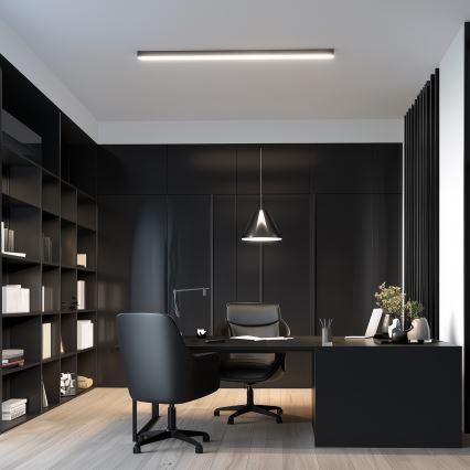 Brilagi - LED stropna nadgradna svetilka FULLDAY LED/30/40/50W/230V 2700/4000/6000K 150 cm UGR19 črna