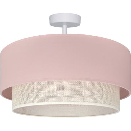 Brilagi - LED površinsko pritrjen lestenec BOHO BOBO 1xE27/60W/230V, premer 40 cm, rožnata/kremna