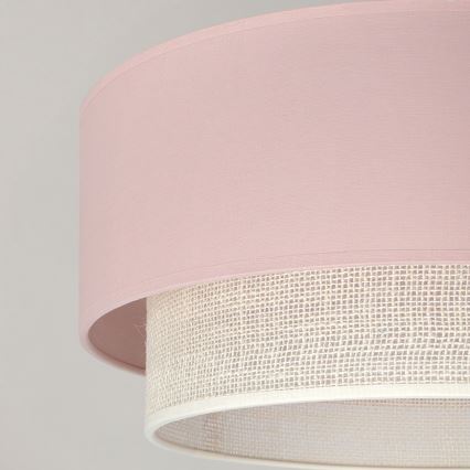Brilagi - LED površinsko pritrjen lestenec BOHO BOBO 1xE27/60W/230V, premer 40 cm, rožnata/kremna