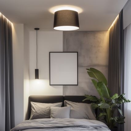 Brilagi - LED površinsko pritrjen lestenec CERIA 1xE27/40W/230V premer 45 cm črna