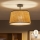 Brilagi - LED površinsko pritrjen lestenec CERIA 1xE27/60W/230V premer 35 cm črna/bež