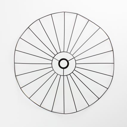 Brilagi - LED površinsko pritrjen lestenec CERIA WIRE 1xE27/40W/230V premer 60 cm črna/hrast