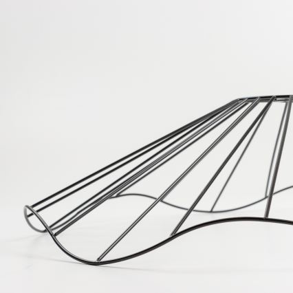 Brilagi - LED površinsko pritrjen lestenec CERIA WIRE 1xE27/40W/230V premer 60 cm črna/hrast