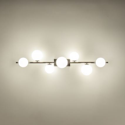 Brilagi - LED površinsko pritrjen lestenec MILLA 7xG9/3W/230V črna/krom/bela