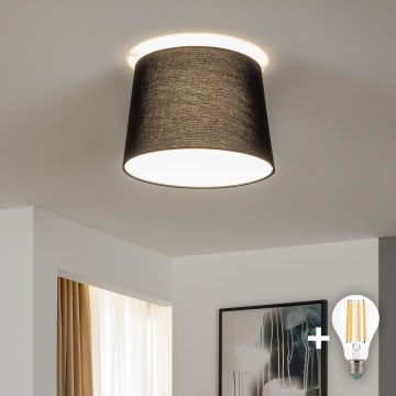 Brilagi - LED površinsko pritrjena stropna svetilka CERIA 1xE27/40W/230V premer 30 cm črna