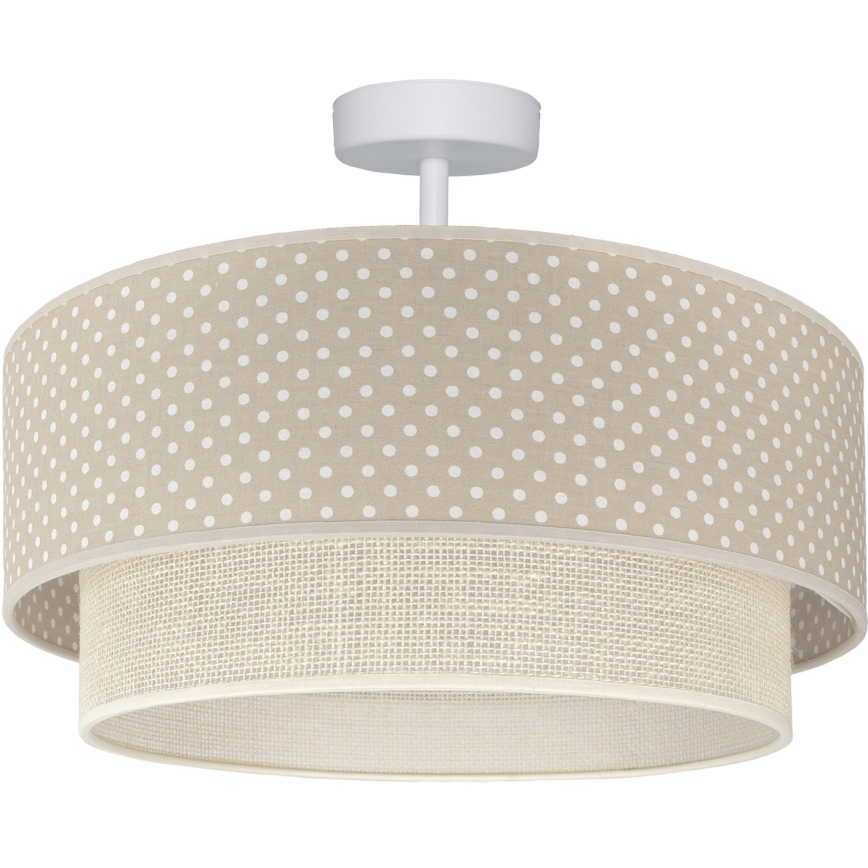 Brilagi - LED pritrjena stropna svetilka BOHO BOBO 1xE27/60W/230V, premer 40 cm, s pikami, bežna/kremna
