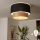 Brilagi - LED pritrjen lestenec CERIA 1xE27/40W/230V premer 50 cm črn/bež