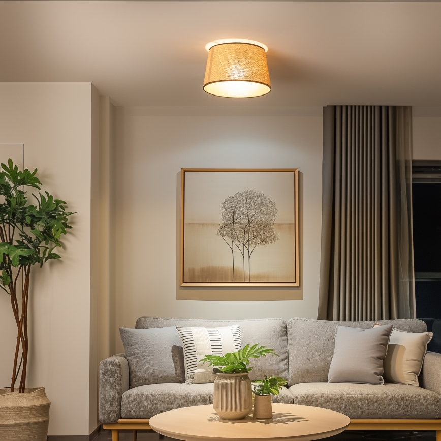 Brilagi - LED pritrjen lestenec CERIA 1xE27/40W/230V Ø 35 cm bež