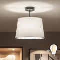 Brilagi - LED pritrjen lestenec CERIA 1xE27/60W/230V premer 30 cm črna/bela