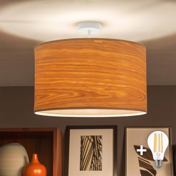 Brilagi - LED pritrjen lestenec CERIA 1xE27/60W/230V Ø 45 cm bela/bež